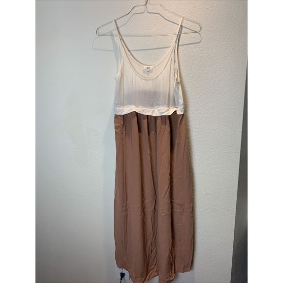 Wilfred Aritzia Silk Sleeveless Fit And Flare Midi Dress Size S Small - Picture 1 of 4